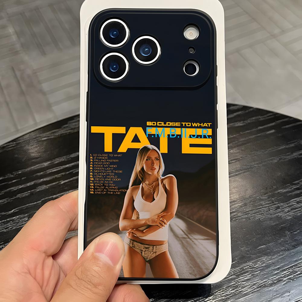 Singer 18 Tate M-McRae Hot Phone Case For IPhone 17 Pro Max 16 15 14 Pro Max 13 11 X Xs Xr 8 7Plus Silicone Cover