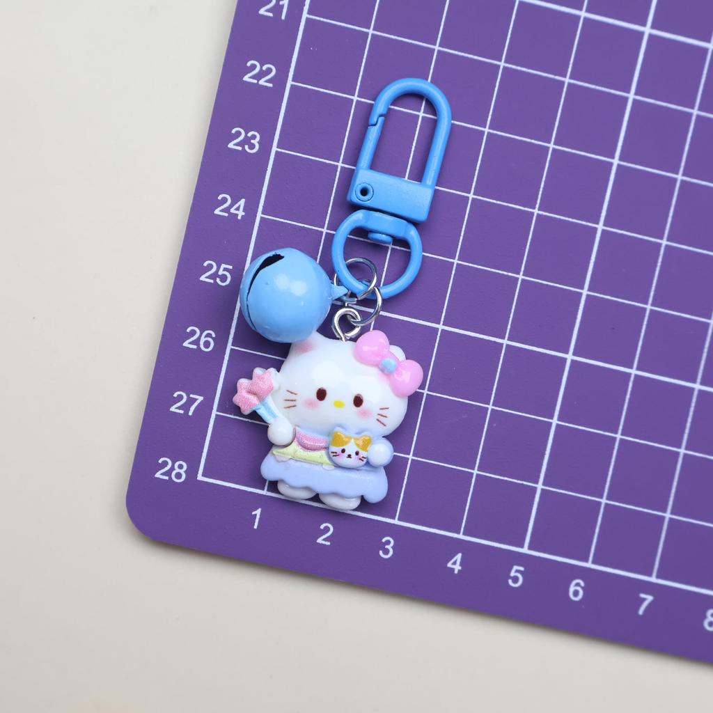 Adorable Kitten Bell Keychain & Phone Lanyard for Bags & Backpacks - Perfect Couple Gift