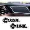 Pegatinas de altavoz con logo estéreo 3D para coche, accesorios Para Opel Corsa Astra Insignia Vectra Zafira Meriva Mokka Grandland Vivaro a Auto