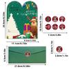 Creative Holiday Greeting Card With Envelopes Christmas Card For Travelers Office Use Festives Occasion