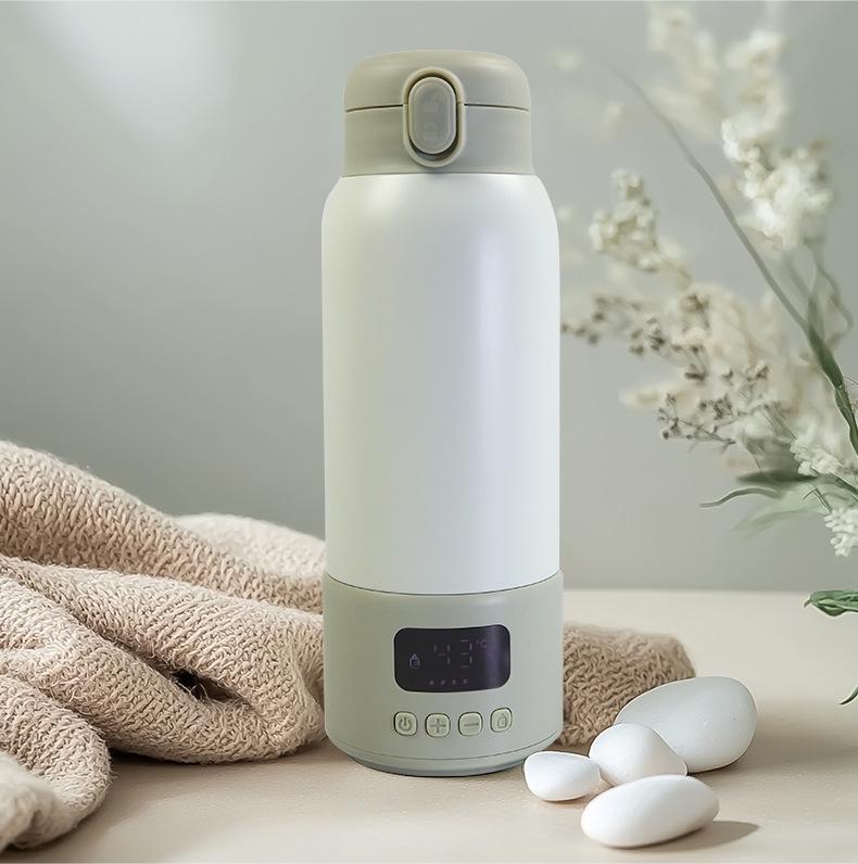 Automatische Baby-Milchwärmer mit großem Fassungsvermögen - Tragbarer Wasserkocher mit konstanter Temperatur zum Erwärmen von Muttermilch