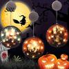 Battery Powered Ghost Light Halloween Window Decor Light, Pumpkin Fairy Hanging Lamp String Lantern for Party, Spooky Decoration, Festive Prop