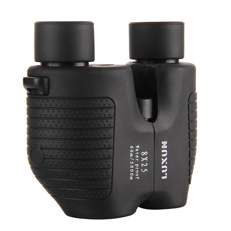 Lornetka 8x25 10x25 z autofokusem HD, pryzmat Bak4, mini teleskop przenośny, okulary do oglądania na świeżym powietrzu, w podróży, na imprezach sportowych, koncertach