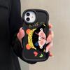 Painted Pattern Big Wave Edge Soft Silicone Material Macaron Phone Case Shockproof Protective Rubber Casing for OnePlus Vivo Motorola Moto