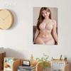 Metal Art Poster Nude Woman Elegant Wall Decor Iron Sign Home Bar Cafe Gift