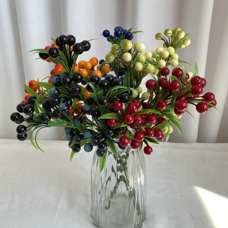 Red Style Chinese Prosperity Fruit For Home Office Living Decoration Room