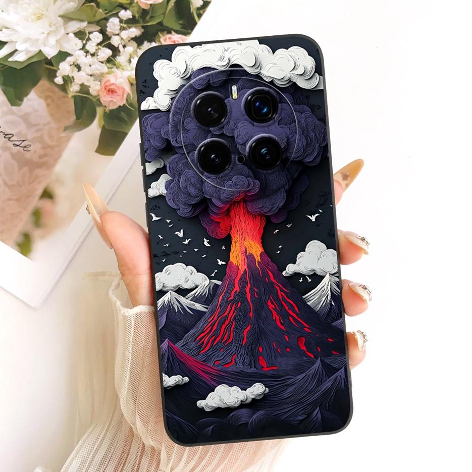Für Honor Magic 7 Pro 5G Hülle PTP-AN10 Niedliche Katze Ente Cartoon Hülle Weiches TPU Mattes Handyhülle Für Honor Magic 7 Magic7 Pro Fundas