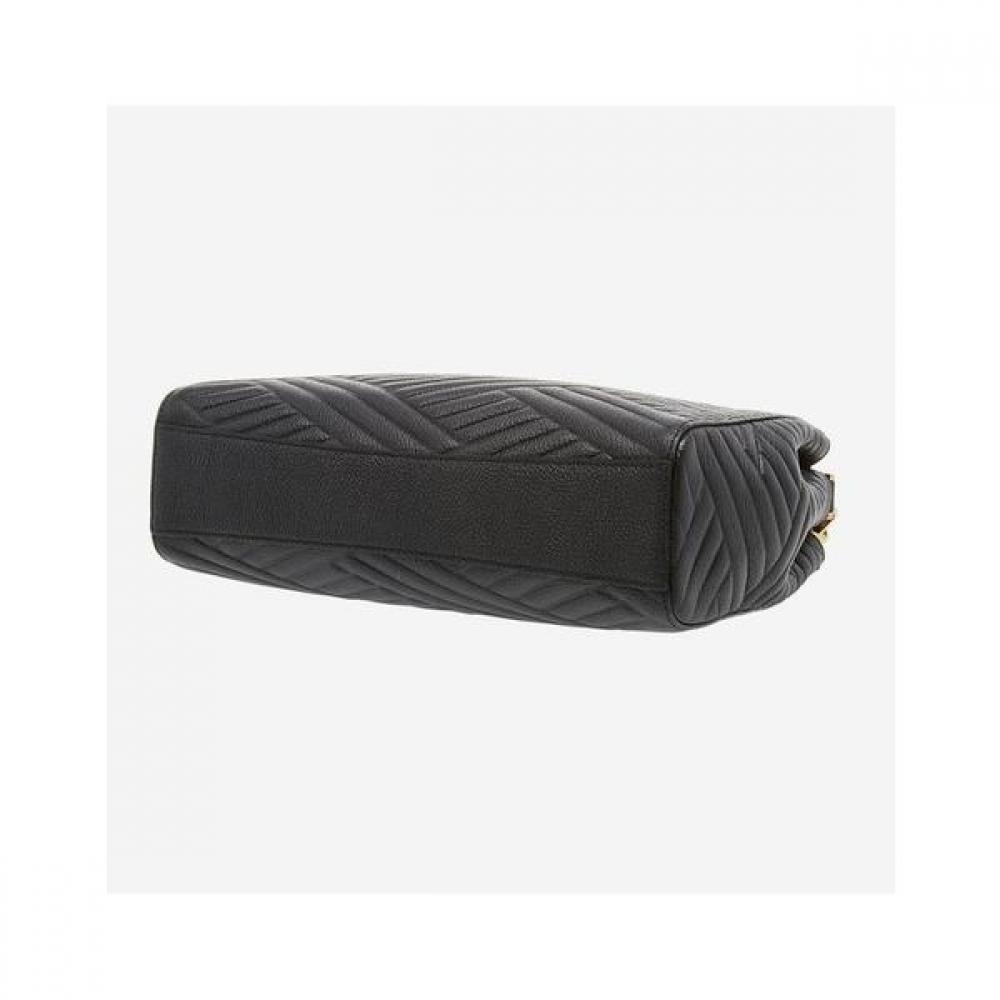 Daks Black Leather Chain Shoulder Bag Dcba0e365bk