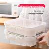 Transparent Food-Grade Egg Storage Box with Lid for Refrigerator
