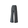 Puma Letter Embroidery Loose Wide Leg Running Training Fitness Knitted Sports Pants Women Pants Dark-Gray 626045-80