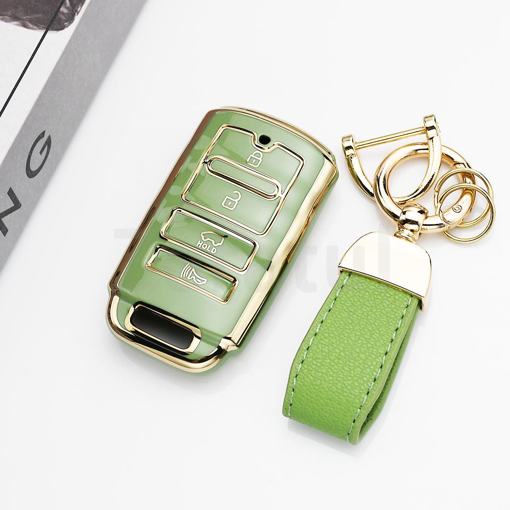 4 Buttons Tpu Keyless Auto Shell Fob Cover For Kia New K7 Cadenza K9 K7 K-04 Sorento K900 Car Key Case Holder Keychain Protector