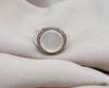 Mother of Pearl Men's Ring: 925 Sterling Silver Ocean Jewelry