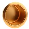 Porte-gobelet encastrable en acier inoxydable pour table de poker - pour bateaux, camping-cars et caravanes - 80x64mm, Doré brillant