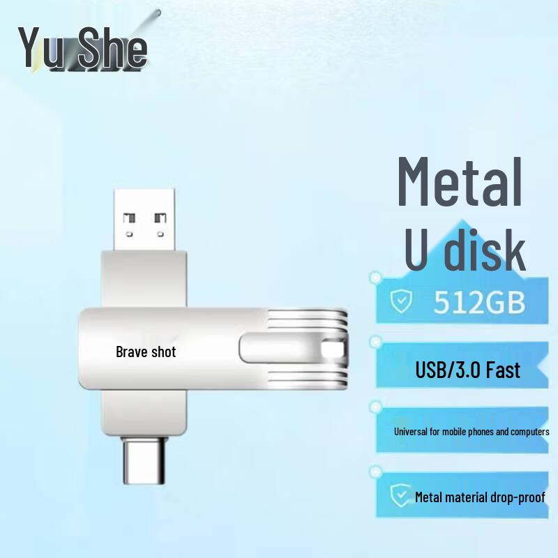 

LEISE LSUP3 512GB Type-C USB 3.0 Dual Flash Drive
