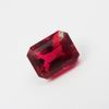 Natural Red Ruby Loose Gemstone 8.05 Ct Emerald Cut for Jewelry Making and Gem Collections