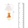 1:12 Dollhouse Miniature Table Lamp Pretend Play Accessories Toy Simulation Model Metal Desk Light