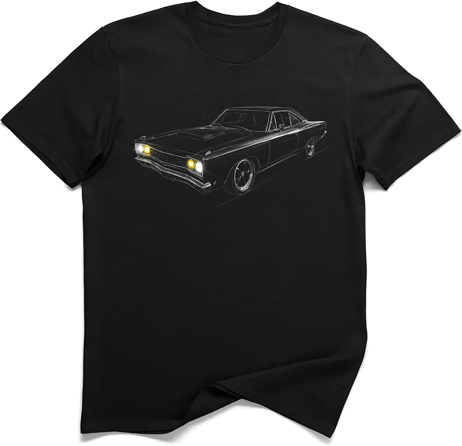 1968 Classic Vintage V8 Muscle Car Enthusiast Graphic T-Shirt S