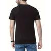 European sizes Men's Short Sleeve T-Shirt with 2D All-Over Print Breathable Fabric - Round Neck Casual Summer Gym & Travel Wear,  Smart-Casual Shirts