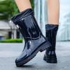 Unisex Waterproof Wildlife Society Rain Boots - Durable, Non-Slip, Outdoor Hiking Shoes