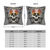 Pillow Case Black Grey Skull Face Día De Los Muertos Soft Pillow Cover For Wedding Party Home Decor Funny Pillowcases