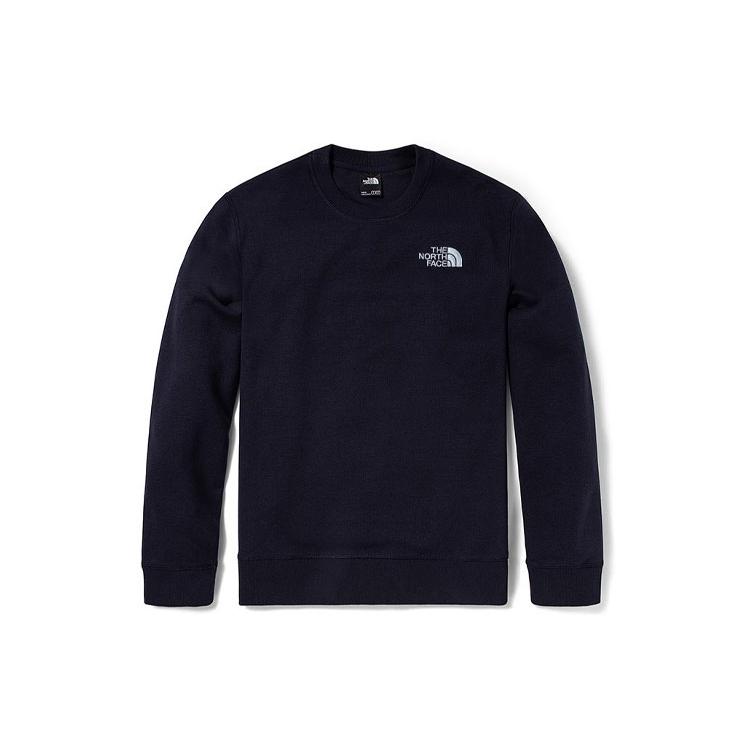 THE NORTH FACE Sweatshirts Unisex Navy Blue Crew Neck Moderate Regular NF0A7QTI-RG1