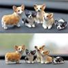 for Kids Children's Gift Mini Animal Corgi Model Car Ornament Simulation Dog Miniature Figurines