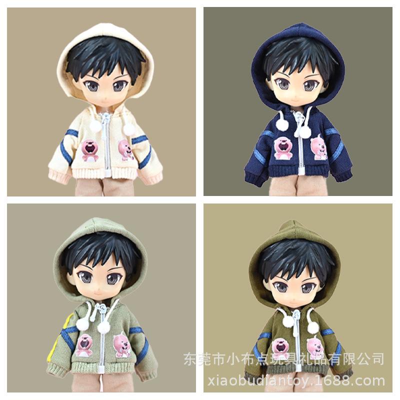 HOUZIWA OB11 Puppenkleidung Hoodies für P9 Molly 1/12 BJD Puppen