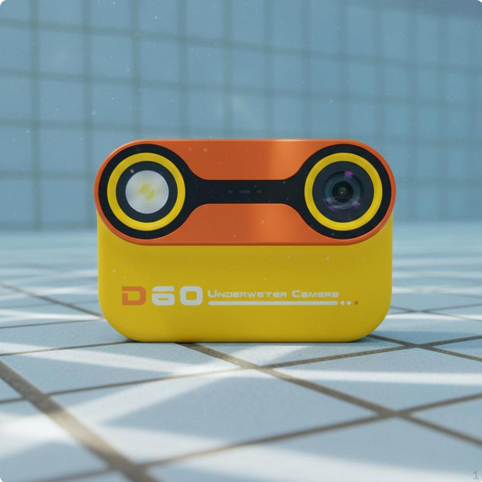 Children s Underwater Camera HighResolution Screen Waterproof Kids MP3 Player for Swimming,