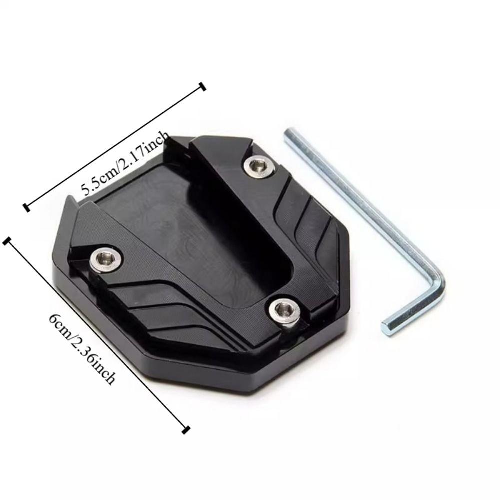 2Pcs Aluminum Zinc Zinc Alloy Kickstand Extender Extension Foot Pad Motorcycle Accessories  Motorbike