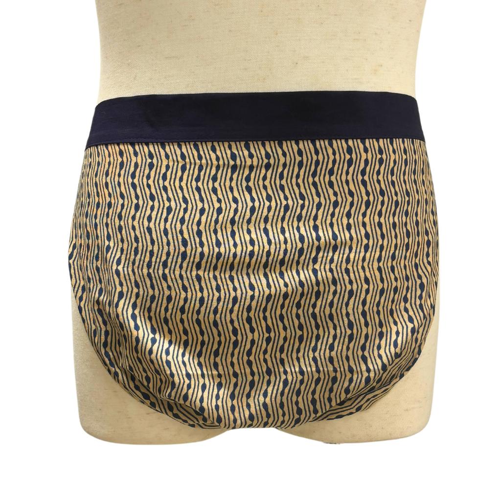 Edoten Etchu Fundoshi Made In Tenugui Stylish Japanese One Size Fits Gourd Pattern Tsunagi (Loincloth) Japan, 100% Cotton, Pattern, Pattern, Men's,