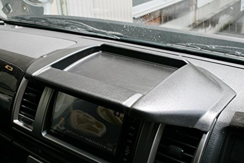 Navigation Visor with Tray for Toyota Hiace 200 Series and 3rd Standard TRISTAR'S (Textured) (1st, 2nd, Generation, Body)