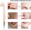 Orange Mushroom Electrode for High Frequency Machine - Facial Glass Tube for Cheeks, Jawline & Forehead, Portable Skin Care Tool