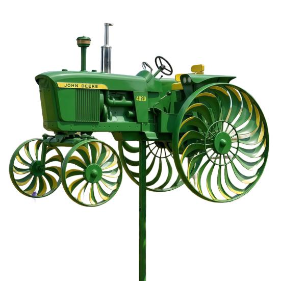 

Скелет на мотоцикле Вертушка Декор Металлический Кинетический Трактор Ветряная мельница Скульптура Наружный Сад Двор Патио Газон Декор B