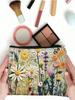 Fashionable Zipper Cosmetic Storage Bag, Lightweight Multifunctional Toiletry Bag, Portable Storage Bag, Perfect Gift For Girl