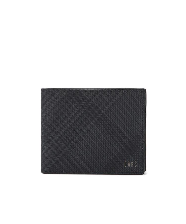 Daks Men'S Accessories Black Pvc Check Pattern Dbwa6F093Bk
