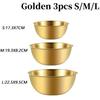 3pcs Stainless Steel Bowl Set with Scale for  Baking Cooking Food Storage Large Capacity Mixing Bowls Home Kitchen Tools