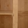 Wooden Garden Shed with Two Windows, Tool Storage Cabinet, Outdoor Double Door Organizer 127.5L X 50W X 164H Cm, Natural