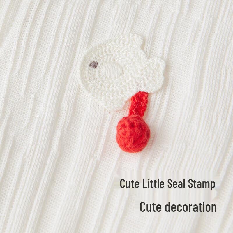 YEEHOO Organic Cotton Striped Infant Romper