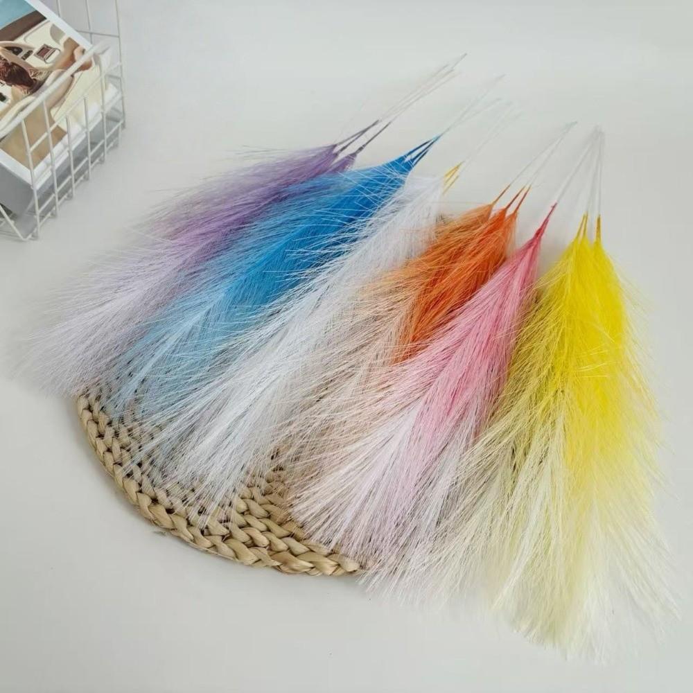 Landscaping Artificial Pampas Grass DIY Maidenhair Grass Colorful Festival Decoration Reed Plant Festival Celebration