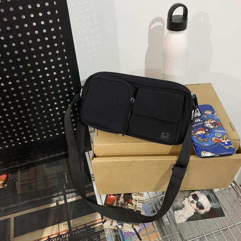 Lulu casualowa przenośna prosta nylonowa torba wysoki zmysł wszechstronna moda torba na telefon komórkowy nowa damska listonoszka