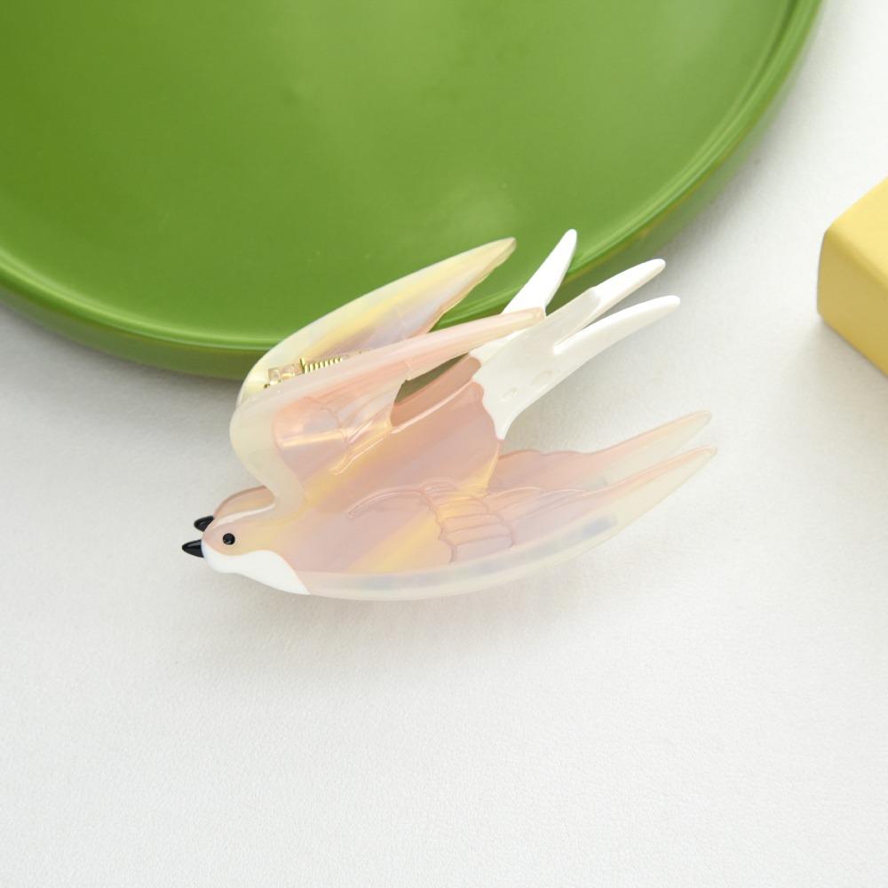 Acetat Material Schwalben Serie Haarkralle Feder Thema Cartoon Vogel Haarspangen DIY Haarstyling Acetat Haarspangen Haarstyling
