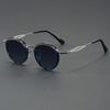 Retro Metal Frame High Quality Sunglasses for Women Men Trendy Punk Round Sun Glasses Luxury Brand Designer Driving Shades Women