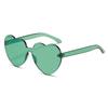 Love Sunglasses, Candy-Colored Heart-Shaped Glasses, Beach Peach Heart Sunglasses.