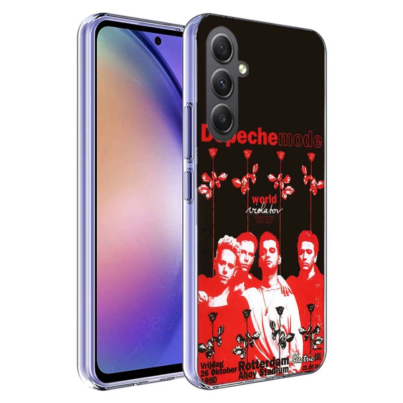 Rock Band Depeches Modes Phone Case for Samsung A17 A37 A57 A07 A16 A26 A36 A56 A06 A02S A12 A22 A32 A52S A04S A14 A24 A34 A54 A