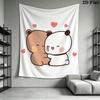 BUBU&DUDU Wall Tapestry Aesthetic Wall Hanging Printed Fabric Blanket Decorative Tapestries for Bedroom Living Room Home Decor