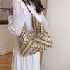 Summer Weave Shoulder Bag Beach Women's Handbags Trendy Straw Crochet Bag  Ladies/Girls