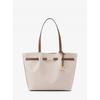 Carson Center Zip Ew Tote Large   Mk Signature 35r6g2zt3b150 Vanilla
