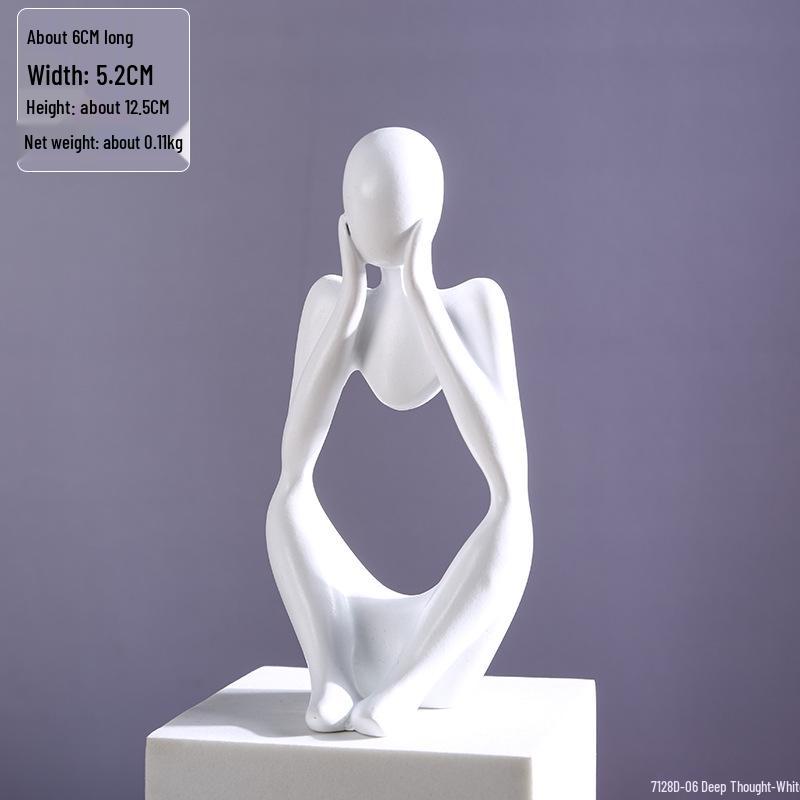 

Мини Абстрактная Полимерная Фигурка для Дома и Декора Холла As shown