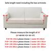 Elastic Sofa Cover for Living Room Couch Cover Chair Sectional Sofa Needs Order 2PCS Sofa Covers If It Is Chaise Longue L-shape