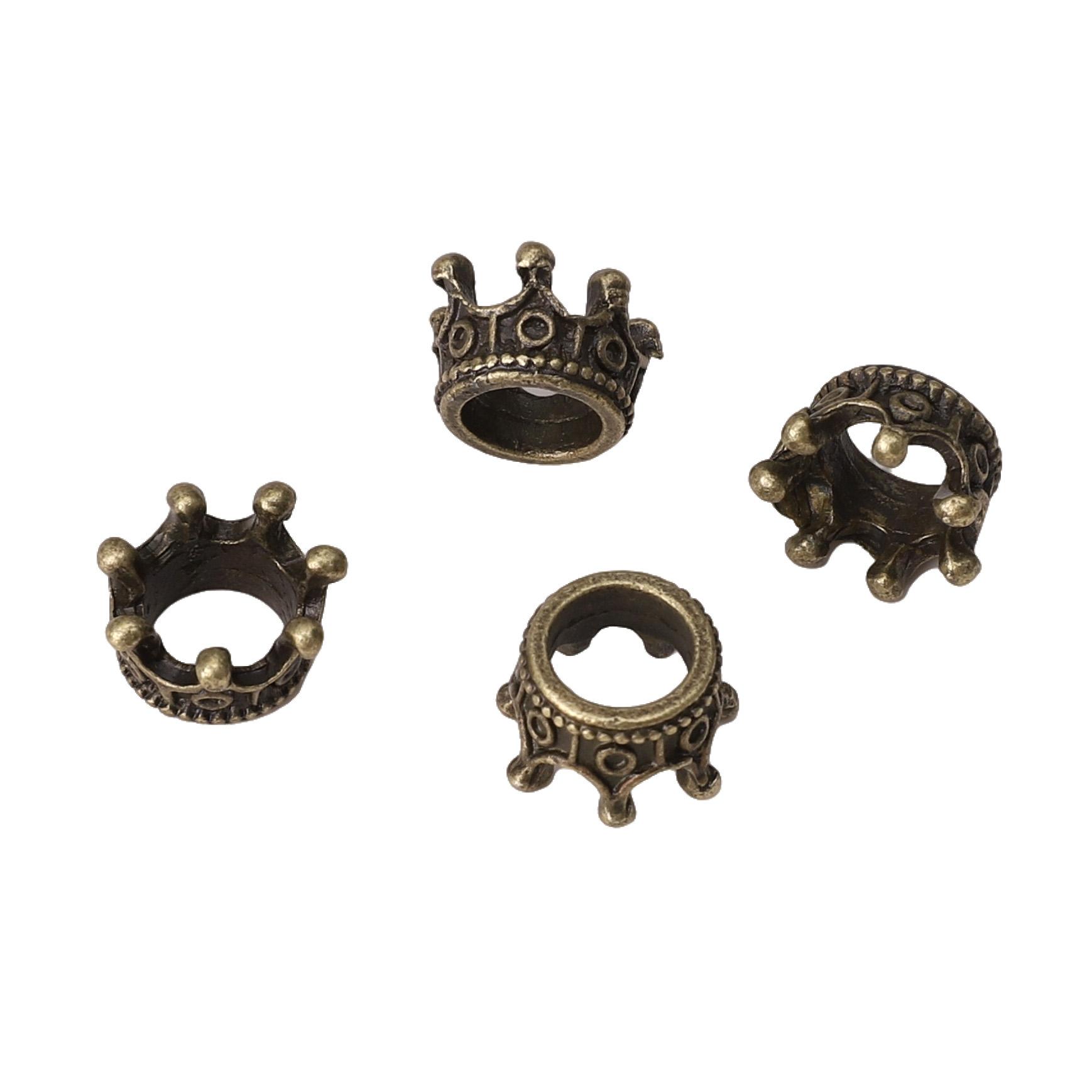

10-50 шт. Сплав Гальваническое покрытие Трехмерная подвеска в виде короны Для DIY Ожерелье Браслет Ювелирные аксессуары 10x7mm 10pcs бронзовый